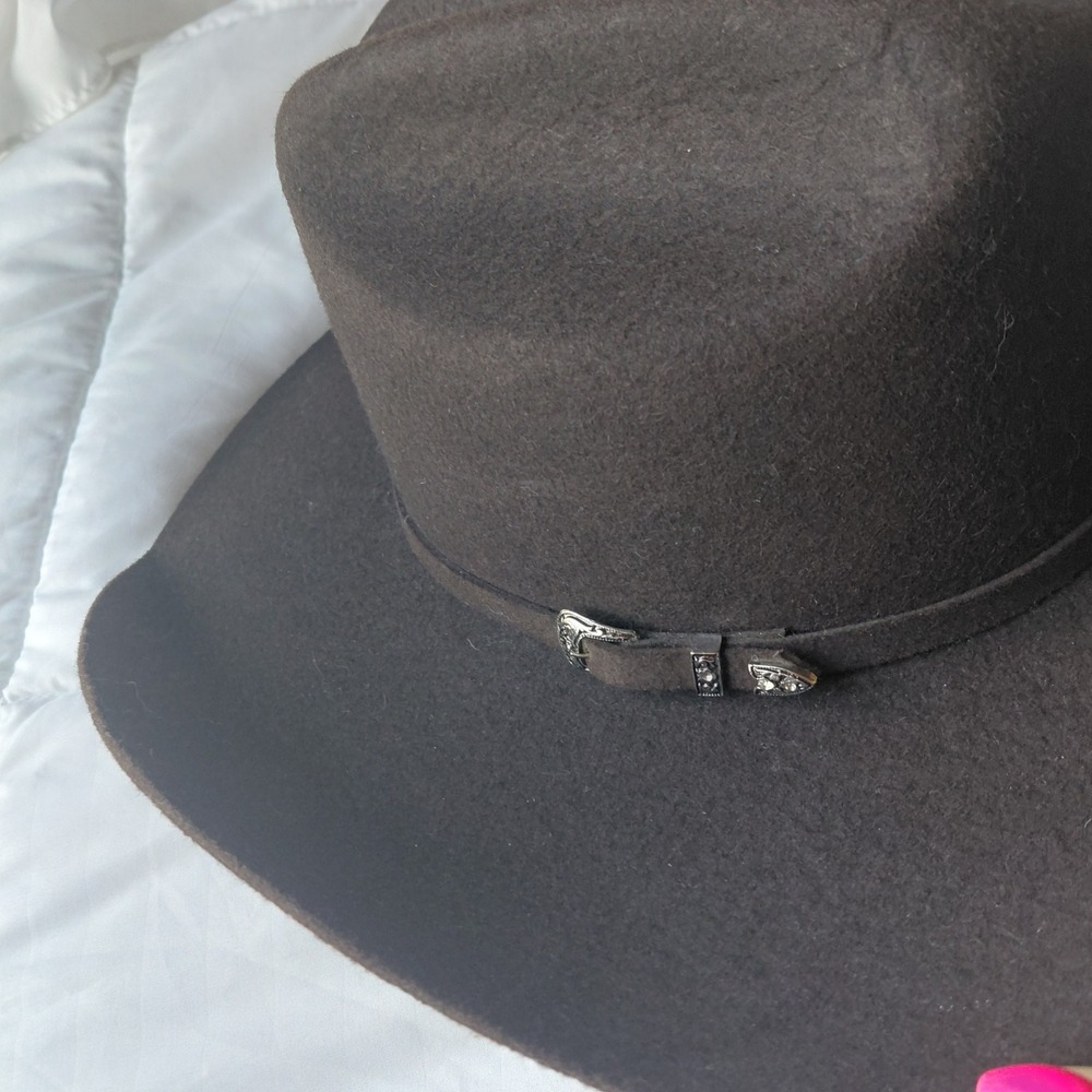 CODY JAMES 3X FELT Brown COWBOY HAT SIZE 7 1/8 - Picture 2 of 4